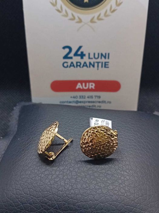 Cercei aur 14k 1.72g (B.24683.2 AG31 Barboi) Garantie 2 ani!