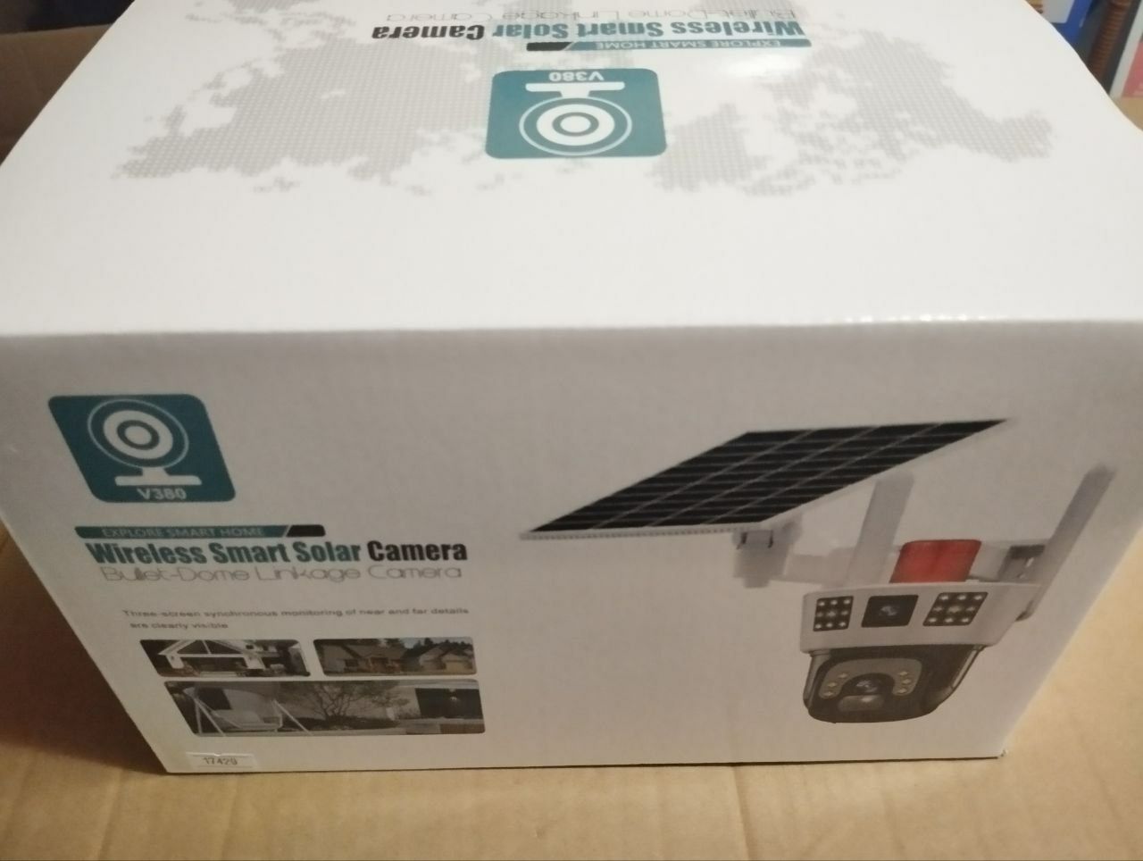 БЕПУЛ Доставка, Қуёш панелли 4G Сим картали Камера ,Solar camera V380