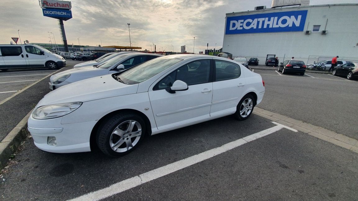 Peugeot 407 1.6HDI alb 2010 inmatriculat