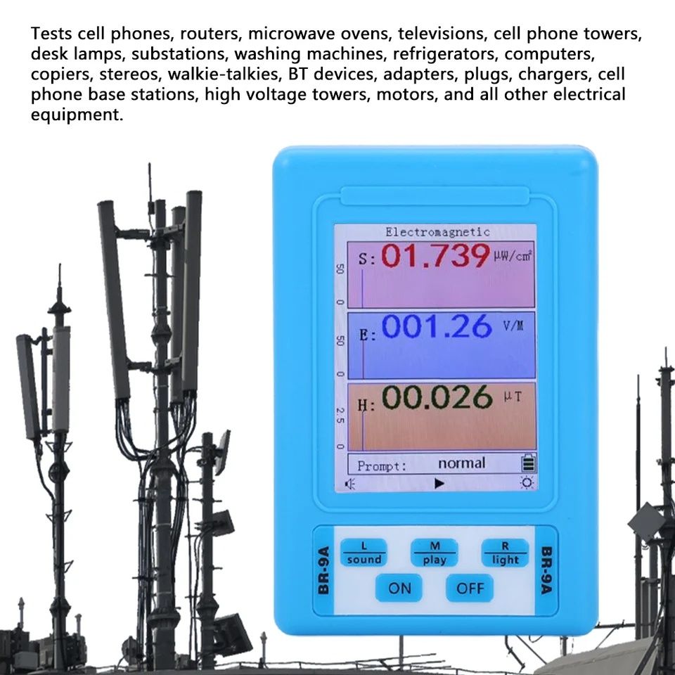 тестер радиации счётчик Гейгера дозиметр электромагнит излучения EMF
