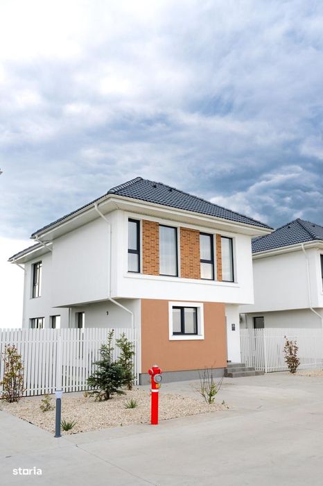 Casa tip P+1 cu 4 camere pompa de caldura si pod pentru depozitare