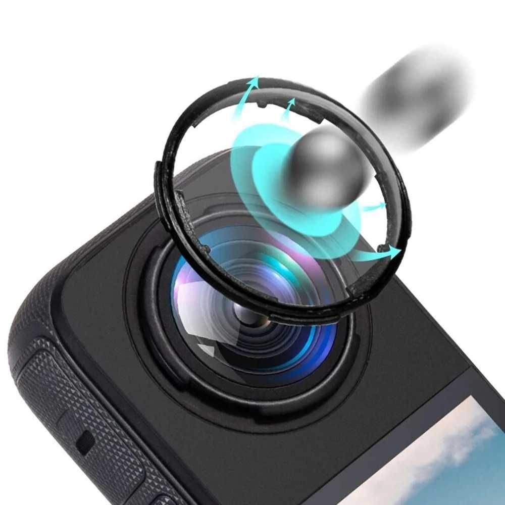 Protectie obiective lentile sticky lens pt camera actiune Insta360 X4