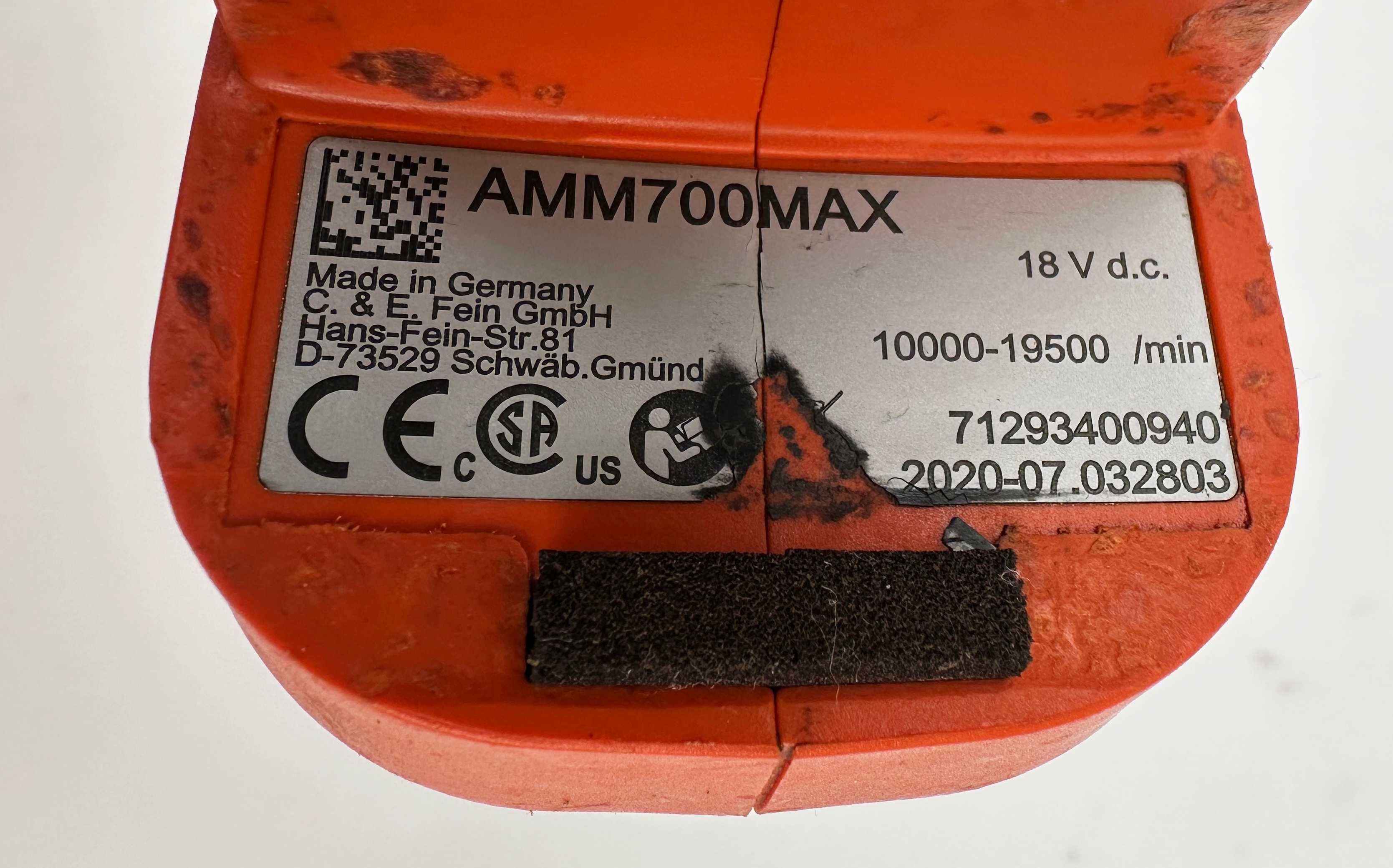 FEiN AMM700MAXX - Безчетков многофункционален инструмент 18V 3.0Ah