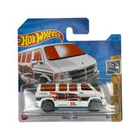 Hot Wheels Dodge Van, machetă auto, alb, 1:64