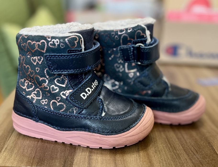 Детски топли боси ботуши ддстеп D.d.step номер 22