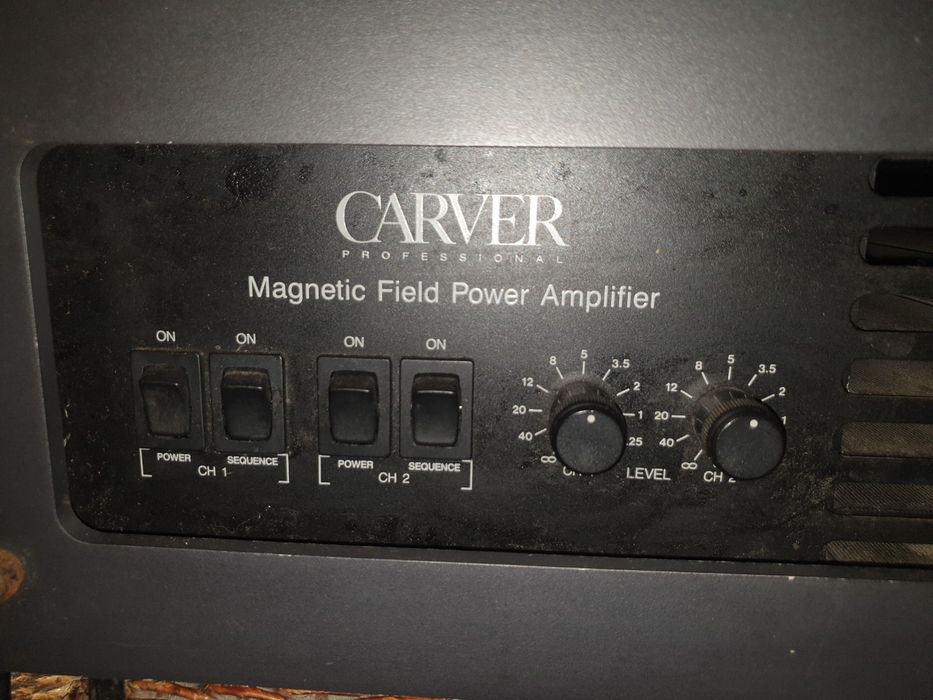 Amplificatoare Carver PT2400 2x1200w/PT1800 2x900w/Crown 1400csl 2x700