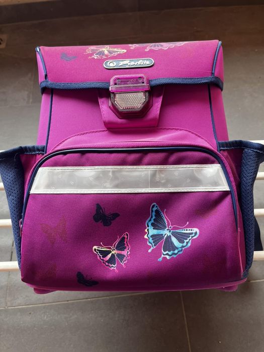 Ергономична раница с несесер Herlitz Loop Glitter