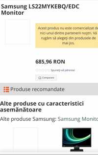 Monitor rotativ Samsung