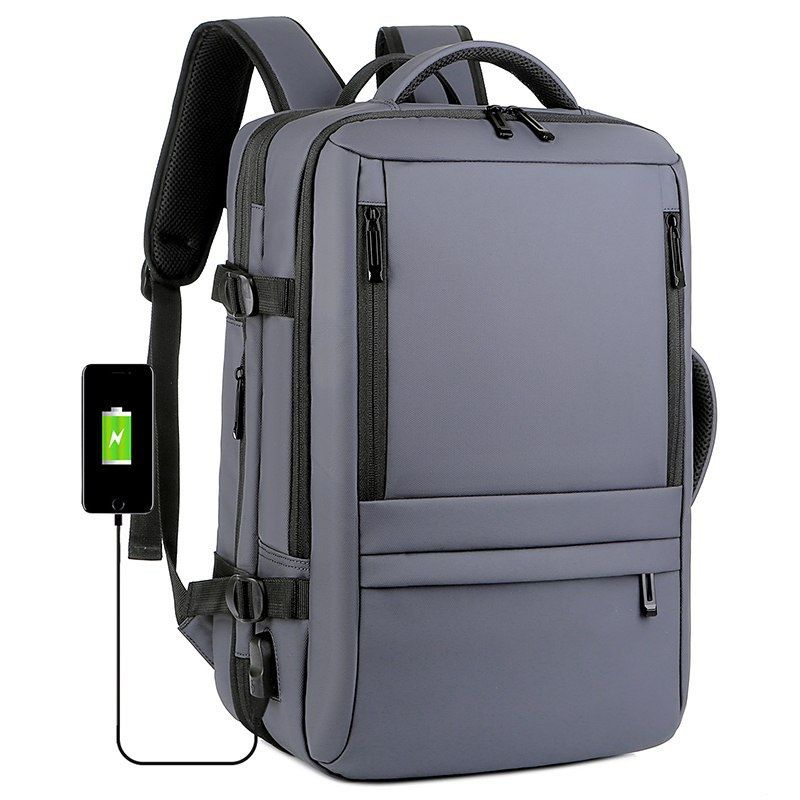 Городской смарт-рюкзак с функцией расширения и USB портом. 3730