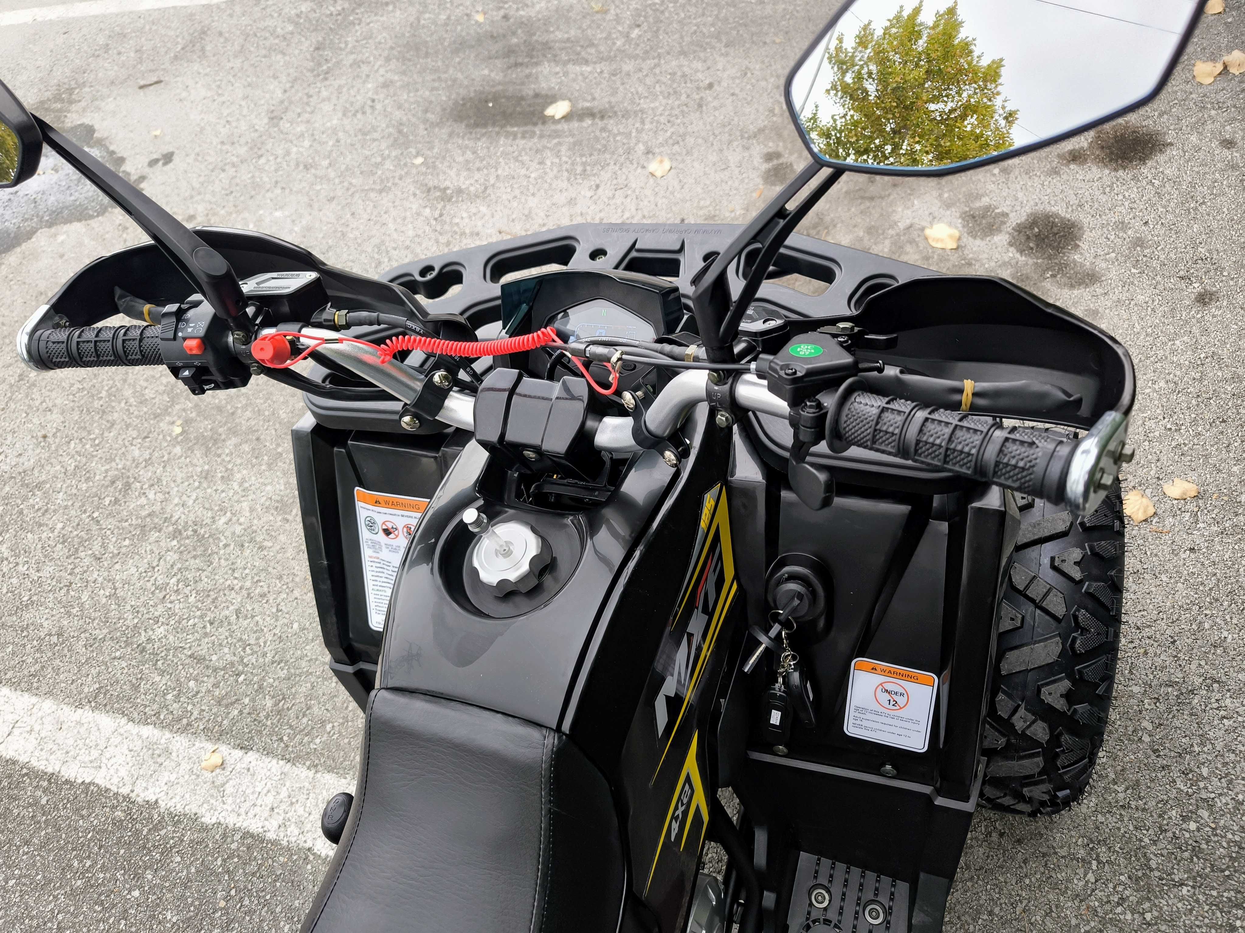 Бензиново ATV MaxMotors MXF 125 кубика, Оранджево, R-N-D автомат