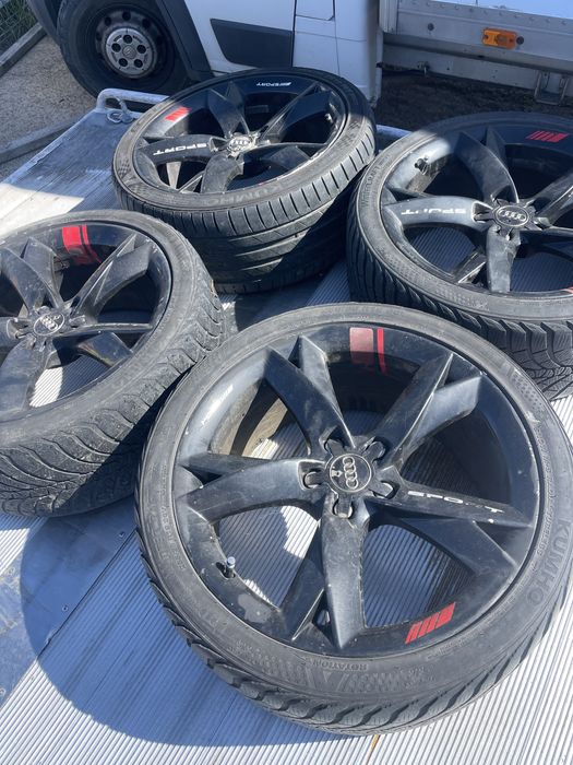 Jante audi r19 / 3 cauciucuri bune