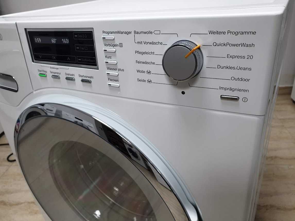 9кг Miele Пералня - TwinDos - 1600rpm - Миеле 12м Гаранция