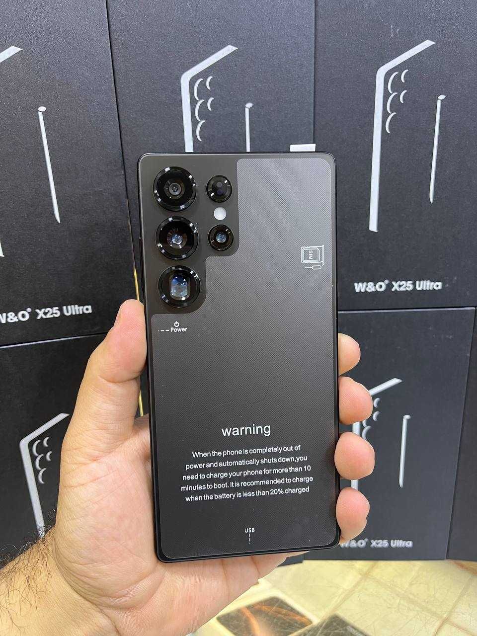 W&O  X25 Ultra 4G 8/128Gb (Yangi + Skidka+Dostavka) New-2025