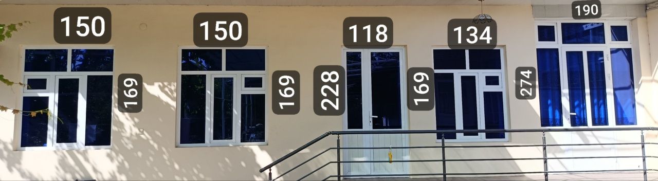 Akfa profildan boʻlgan eshik derazalar