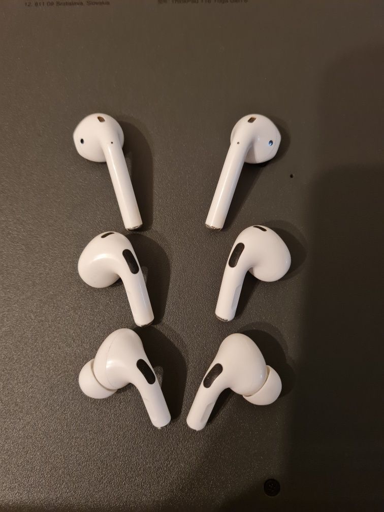 Casca airpods stanga-dreapta și case originale pt toate generatiiel