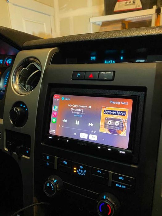 Double 2 Din Dash Mounting Install Kit for 2009-2014 Ford F-150