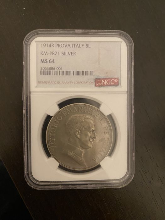 Moneda Argint vittorio emanule 3
