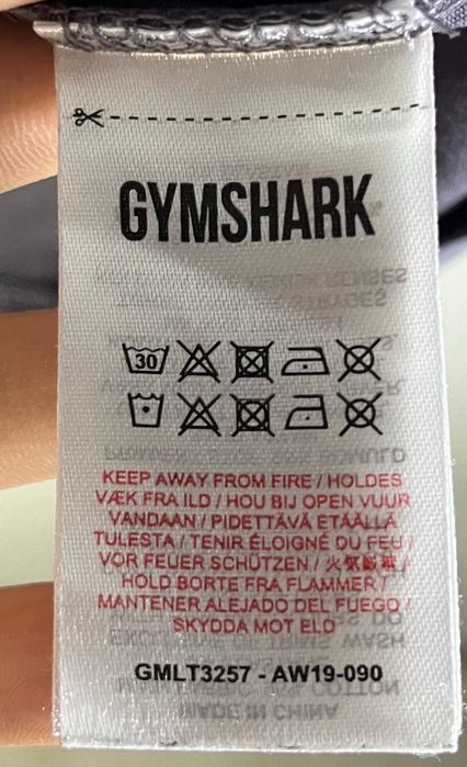 Gymshark Crest Long Sleeve T-Shirt Мъжка Блуза