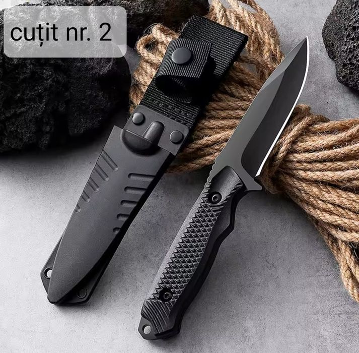 Vând cuțit pentru activități outdoor (drumeții,  camping, etc)
