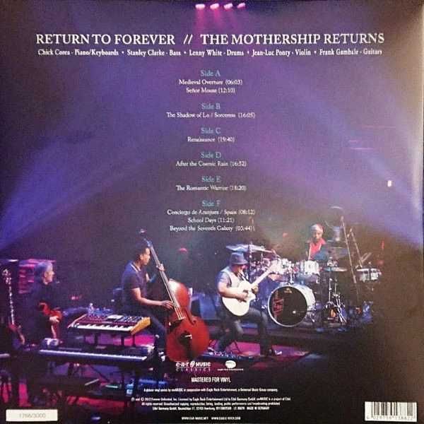 Return To Forever -Chick Corea ‎– The Mothership Returns -3vinil+2CD