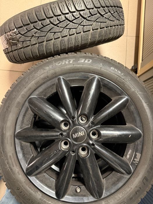 Roti mini cooper jante + dunlop winter sport 3d 175/60/r16