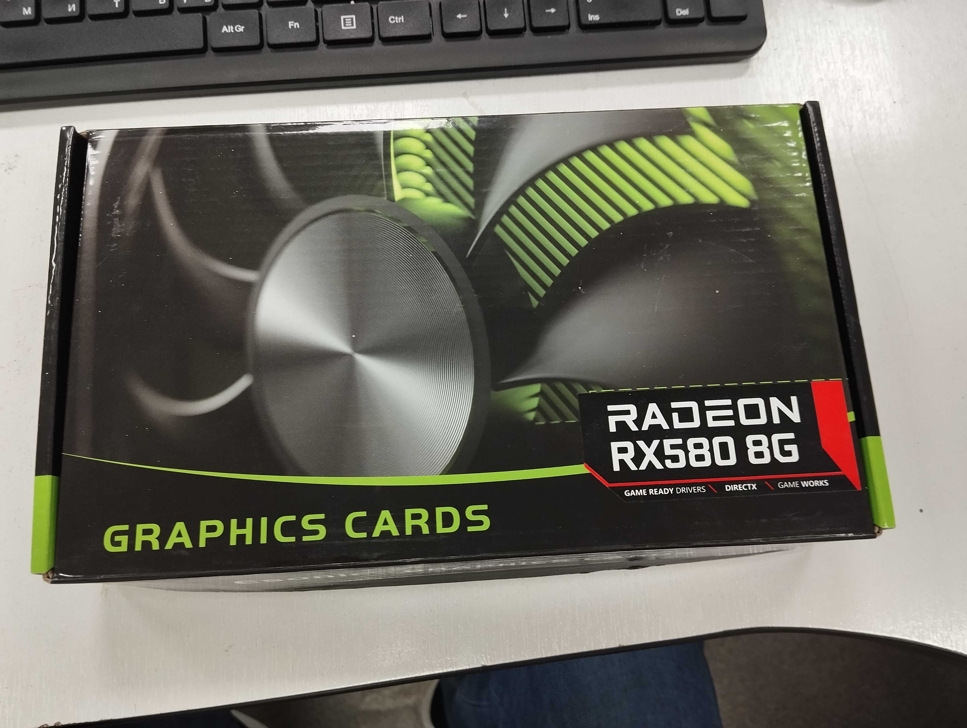 Видеокарта Radeon RX580 8Gb  Holati Ideal 100 sifati garantiya