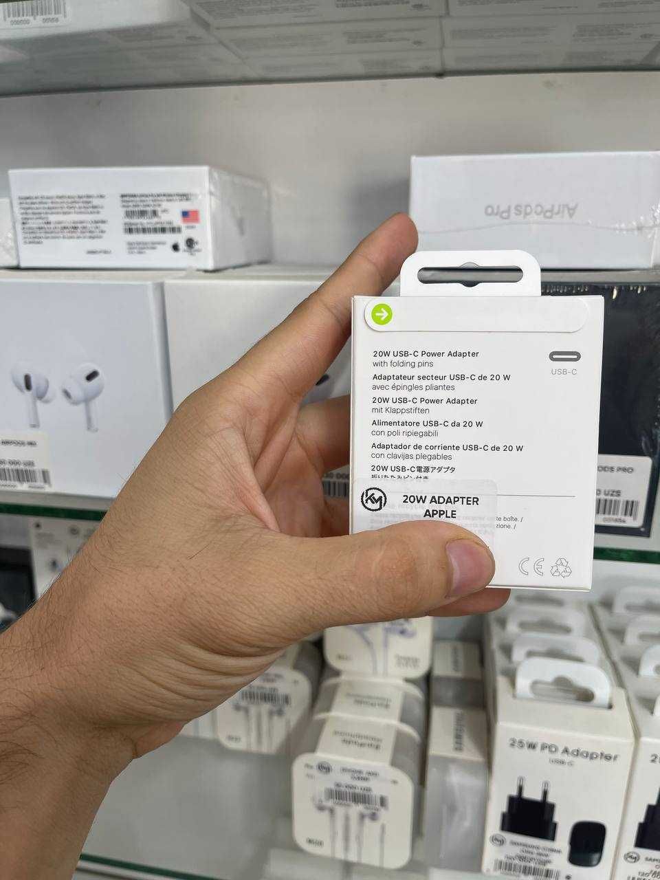 IPhone uchun zaryadlash, 20W, quvvat adapteri org
