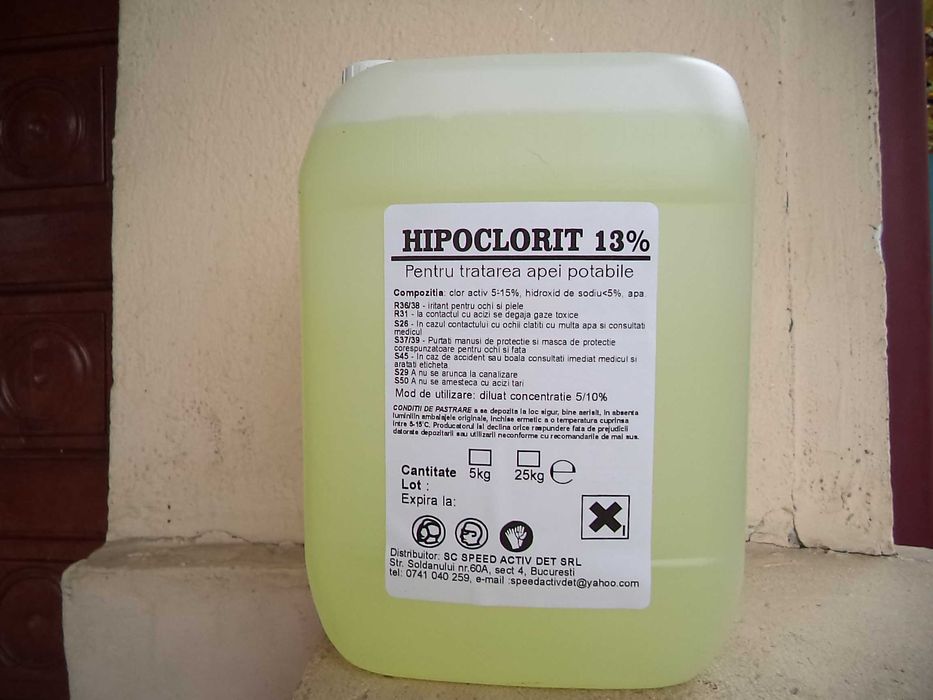 Hipoclorit de Sodiu 12.5%-15% concentrat