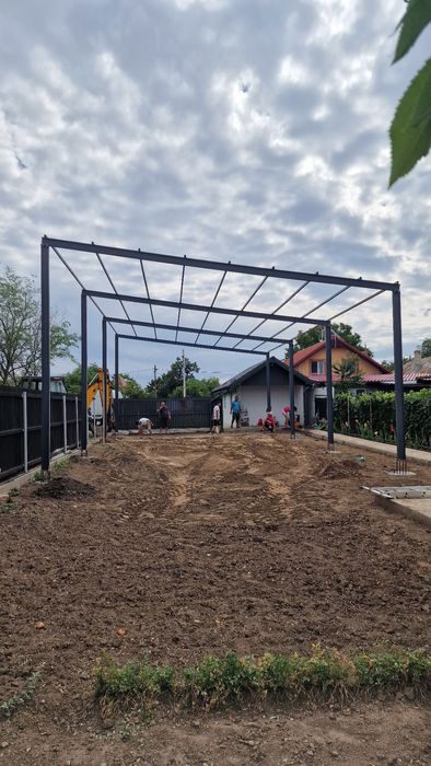 Vand structura metalica 8x15x4/5H pentru service auto