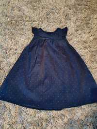 Rochie de catifea bleumarin