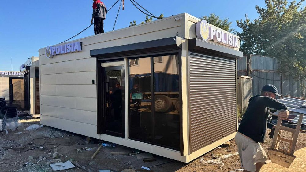 Полицейский пост охраны/Металлоконструкция