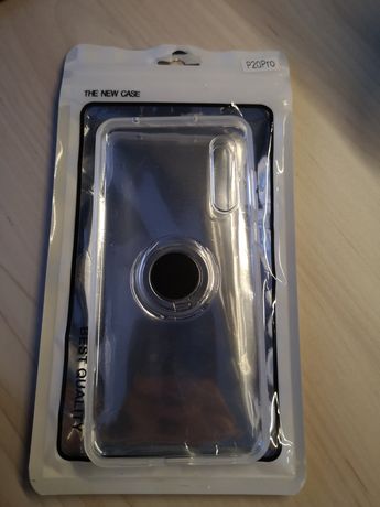 Husa silicon cu inel de sustinere Huawei P20 pro