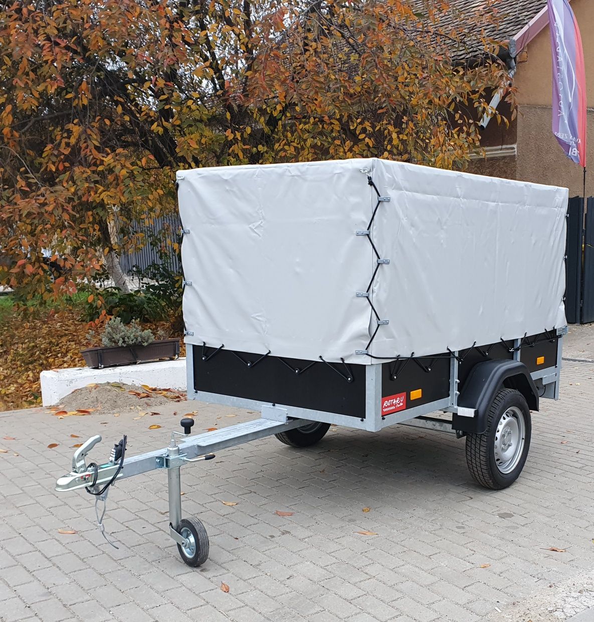 Remorca Rotaru Trailers M2 cu Rampă încarcare 2m/1,15m 750kg