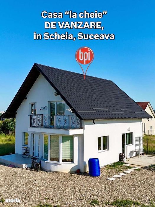 SE VINDE Casa Noua, situata in Scheia, jud.Suceava (se accepta RATE)