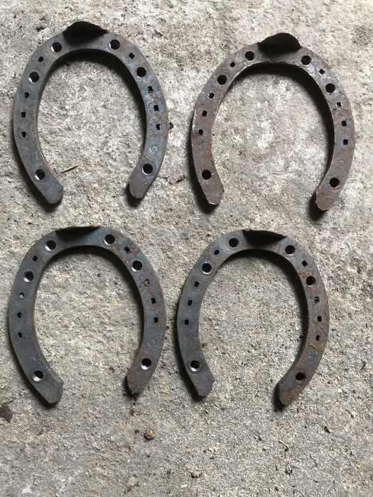 Продам подковы стальные, гвозди и шипы для подков. Размеры : 3, 5.