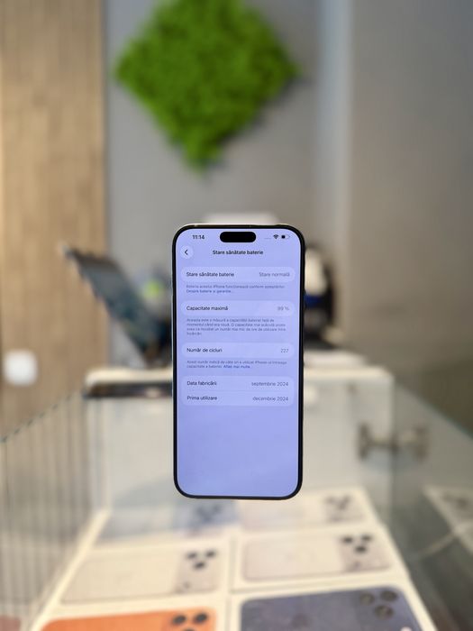 **ATS GSM**iPhone 16 Pro MAX 256GB BLACK/Baterie99%/F+G