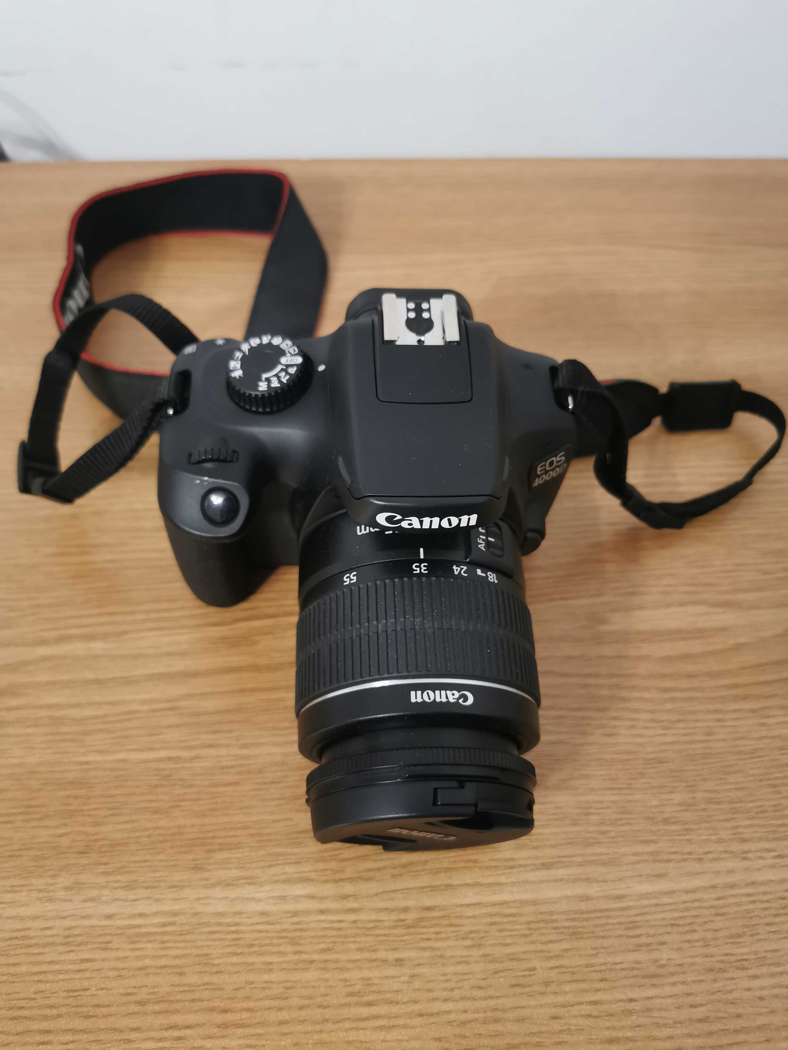 DSLR Canon EOS 4000D 18MP, Obiectiv EF-S 18-55mm