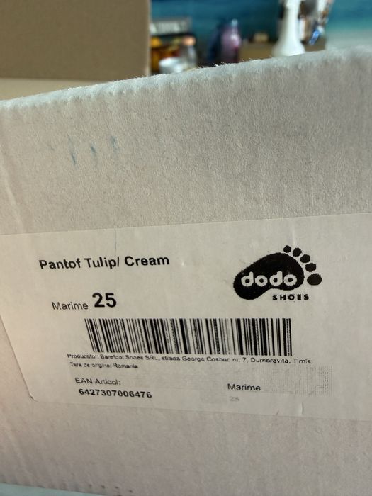 Papucei dodo noi marime 25, 16 cm interior