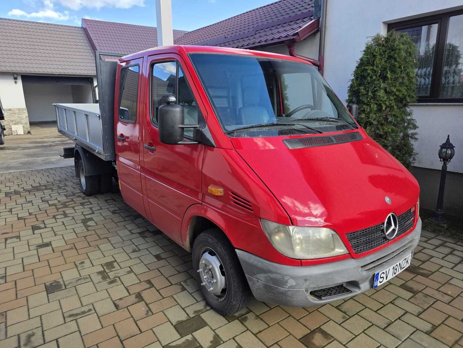 Mercedes Sprinter 413 CDI Basculabil, 5+1, Cabina dubla