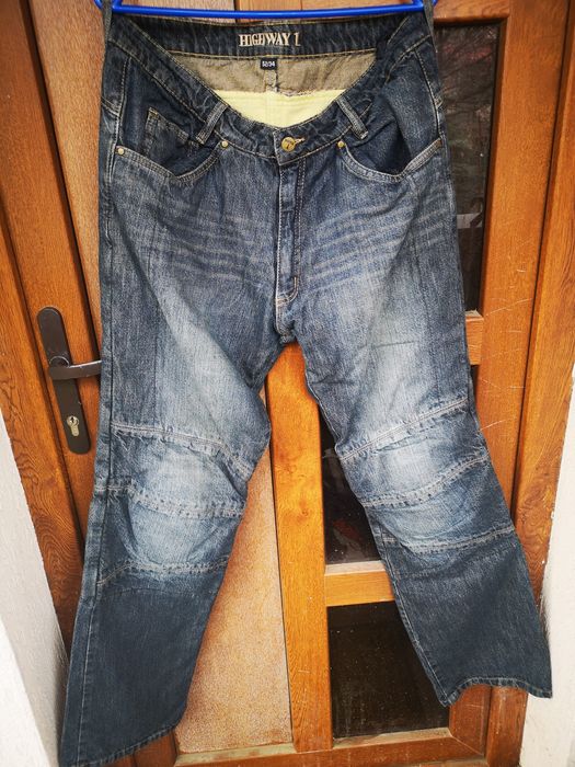 Geaca piele, moto, Roleff (Römer), bărbați, geci, blugi moto