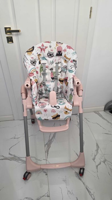 Vand scaun de masa Peg Perego Prima Pappa Follow Me multicolor