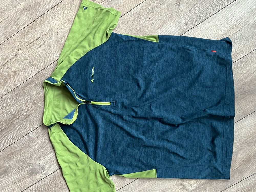 VAUDE - Tamaro 1/4 Zip Tee - размер ХЛ 6% Вълна / Оригинал