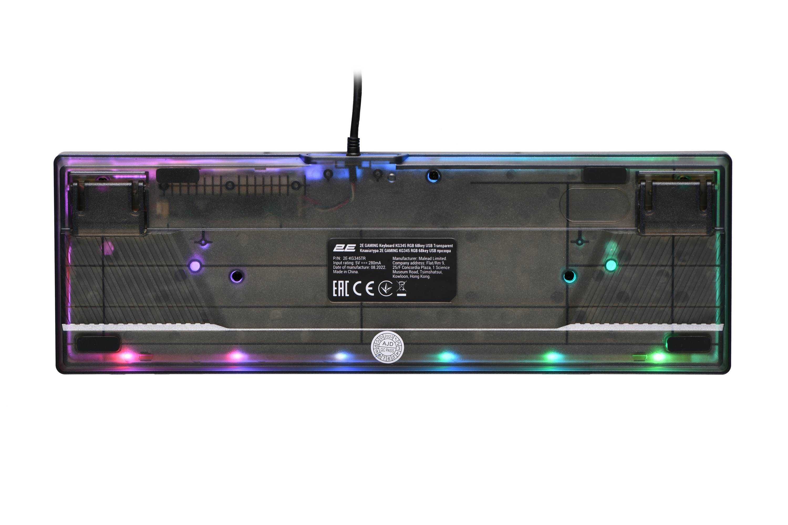 ПРОДАМ Клавиатура проводная 2E GAMING (2E-KG345TR RGB 68KEY).