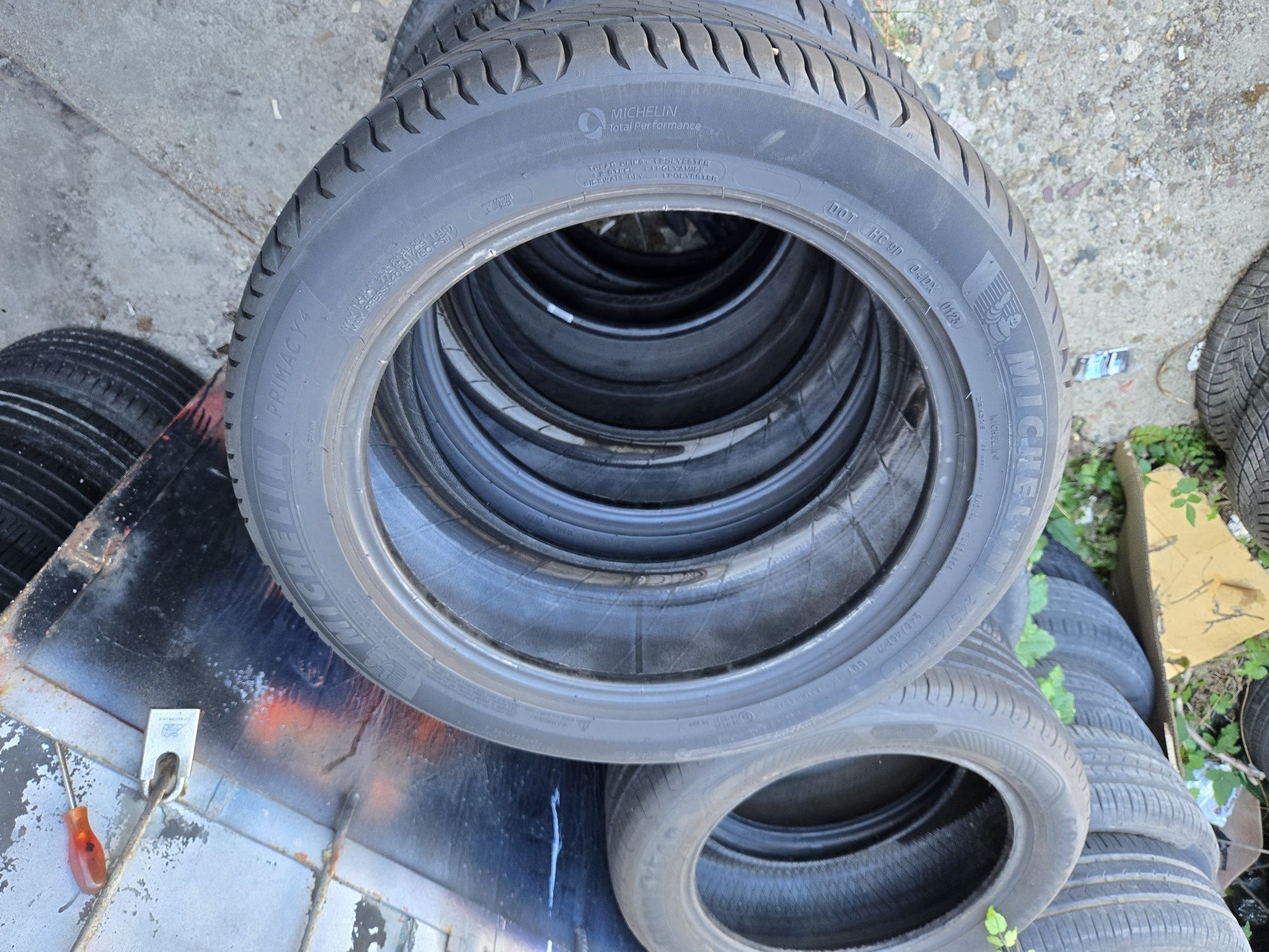 2бр. 245 45 17 Michelin летни.