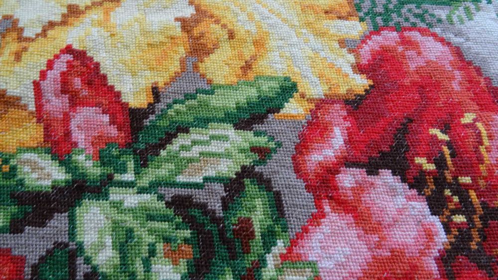 Гоблен цветя 30см/40см.