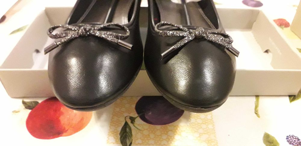 Официална черна обувка тип Балерина Jenny Fairy (CCC)