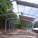 Vand structura metalica 10x20 din profil IPE 180. (5 ferme , 10 stalpi