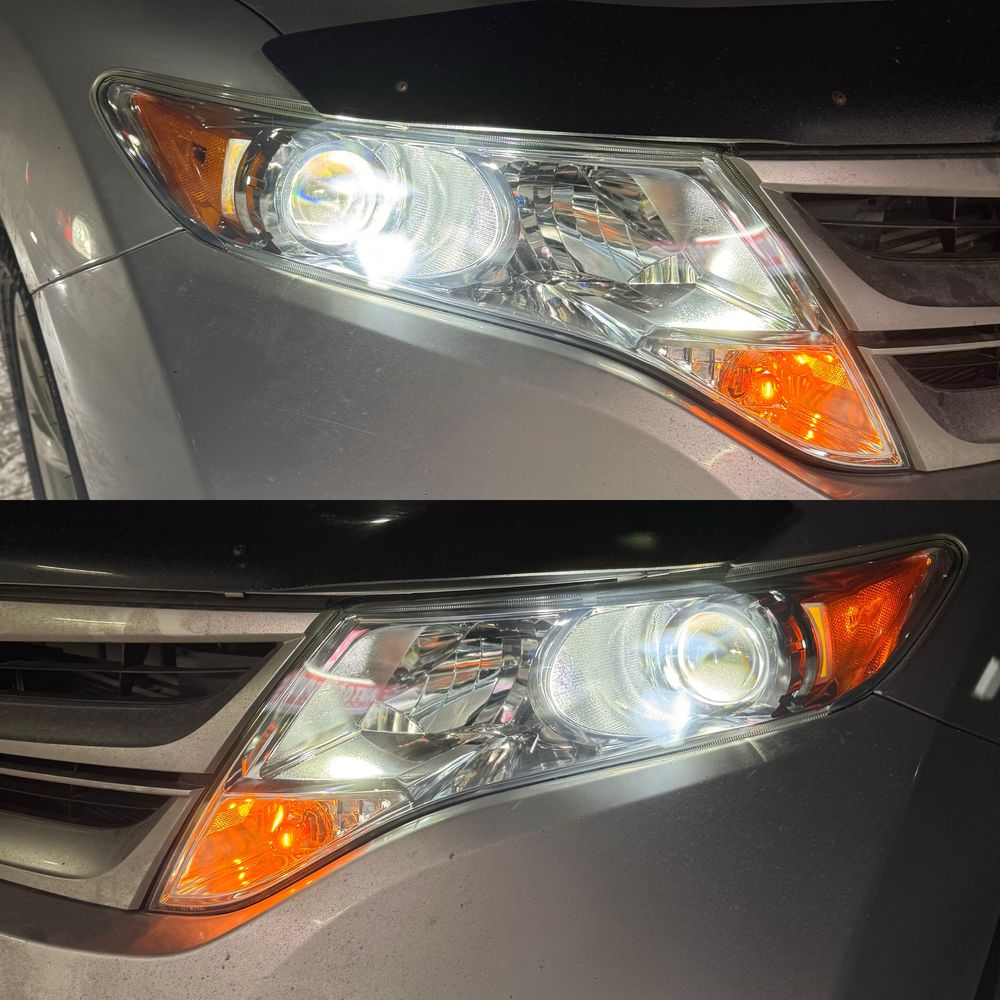 Ремонт фар, Установка  би лед линз bi led, реставрация фар