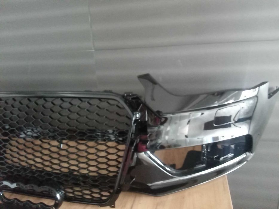 Bara fata, Grila radiator Audi 4 B8.5 2012-2016 Negru LZ9Y LY9B