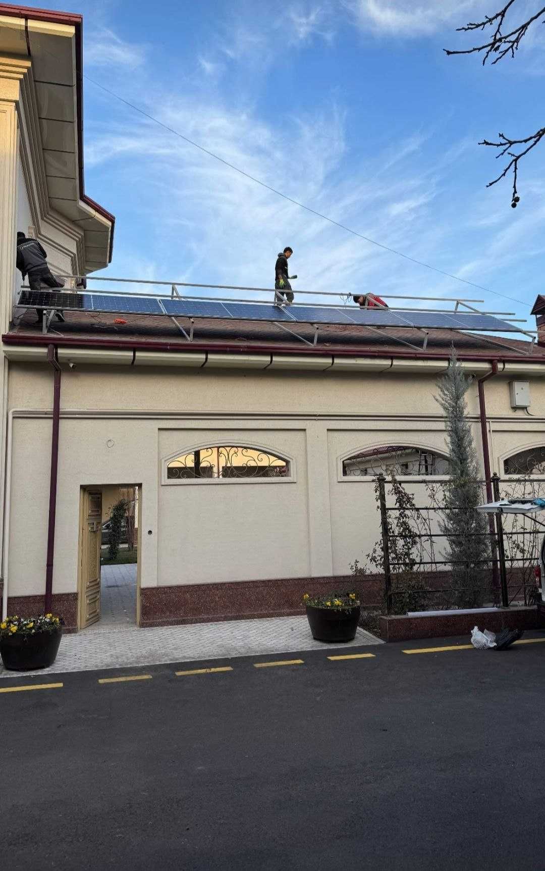 Quyosh panel, quyosh stansiya, Солнечная Станция 10 kvt, 20kW, 100квт
